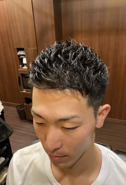 ツイストスパイラル風アップショート<池袋><理容室>