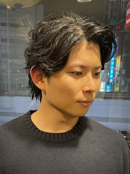 【大宮 メンズ】軟毛でも決まるボリュームショート