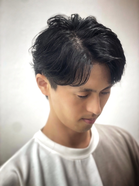 【大宮 メンズ】ハチ張りを抑えるメンズショート