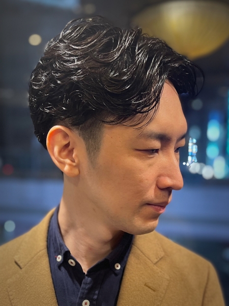 【大宮 30代メンズ】朝のセットが楽になるメンズパーマ