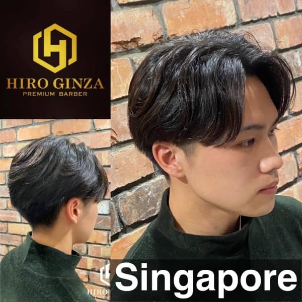 Middle Part Undercut