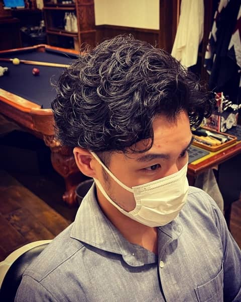 ショート　スパイラルパーマ