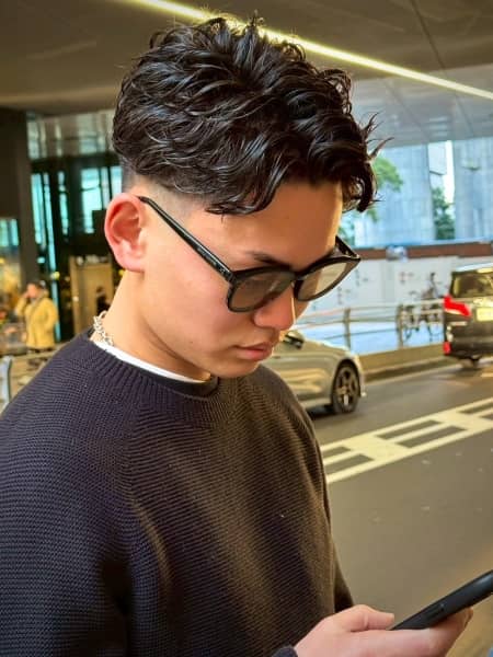 30代男性に似合う大人パーマスタイル