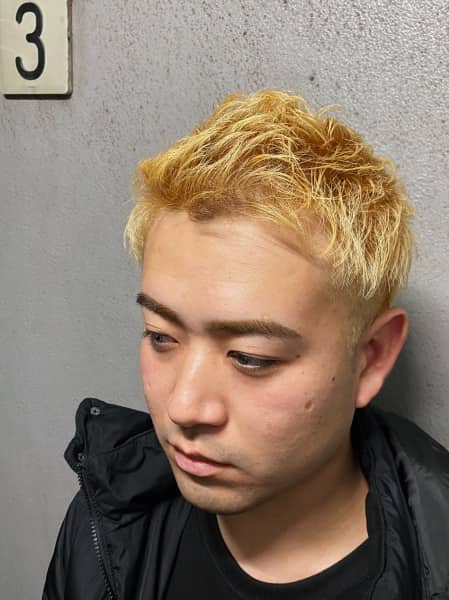 かき上げヘア×ツーブロック ヒロ銀座/浜松町/理容室