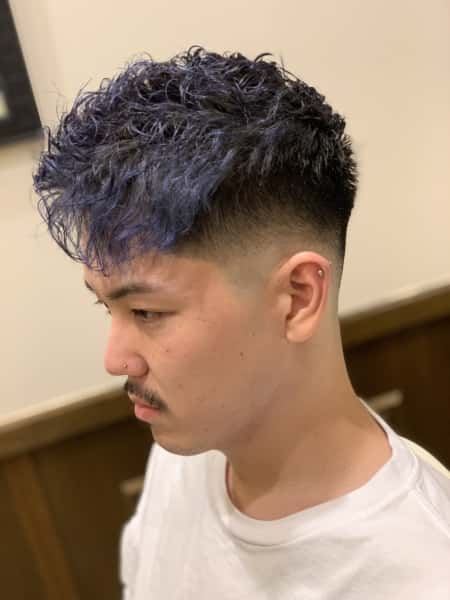 フェード×ブルーカラー