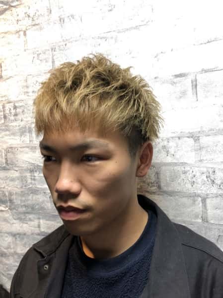 k-popハイトーンマッシュ
