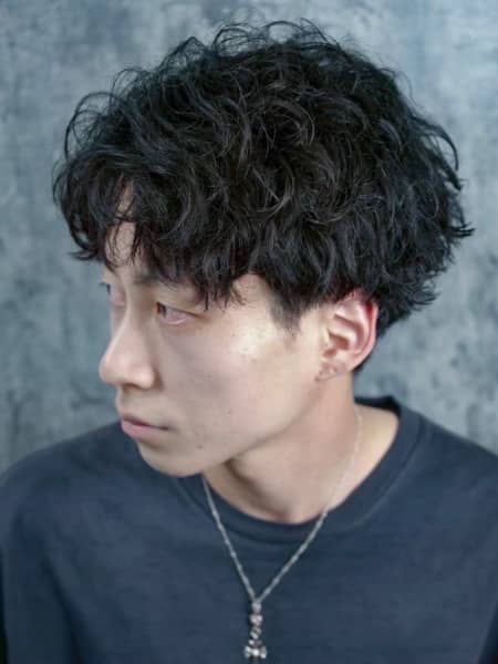 日系鬆感微捲短髮|慵懶紋理燙
