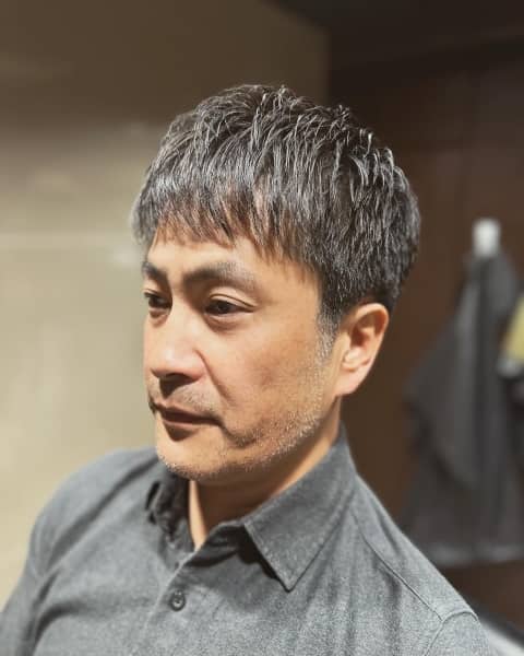 おじさんナチュラル刈り上げ