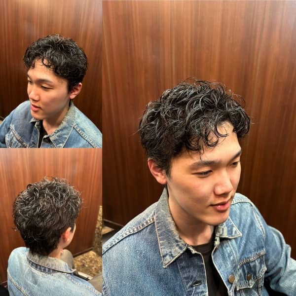 常田風パーマ