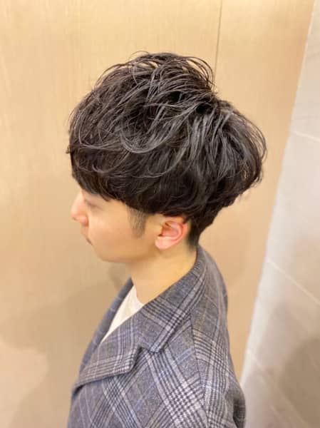 束感ニュアンスパーマ