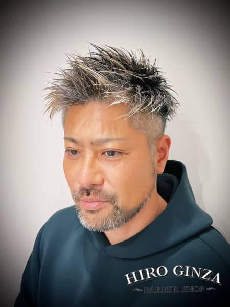 アップバングショート