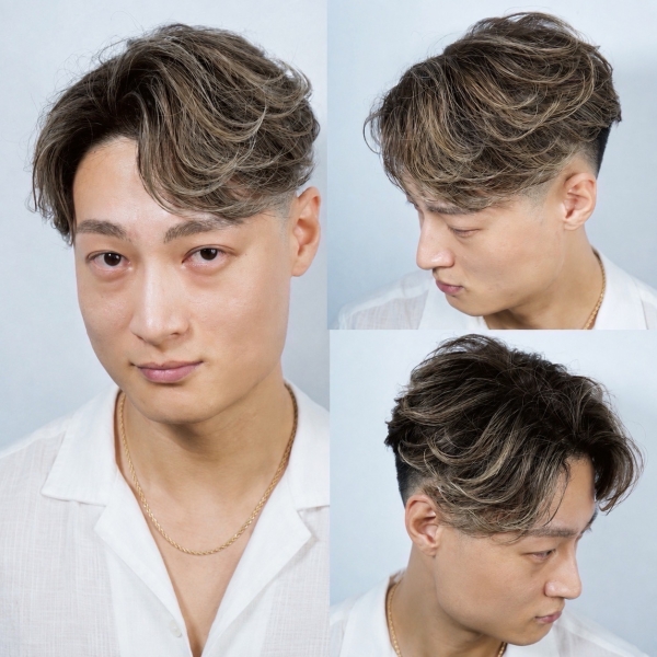 軽やかで動きのあるスタイル！人気のフェザーパーマ