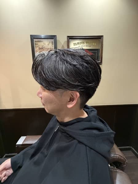 大人に似合うナチュラルフェード