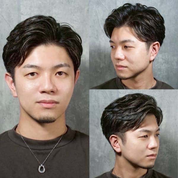 【メンズヘア】清潔感と男らしさを引き出すアップバングスタイル