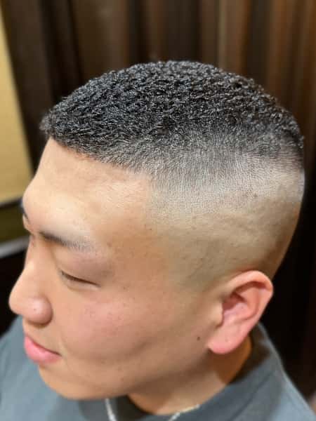 坊主フェード
