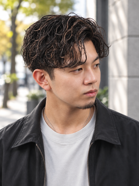 大人の色気を醸し出すパーマスタイル
