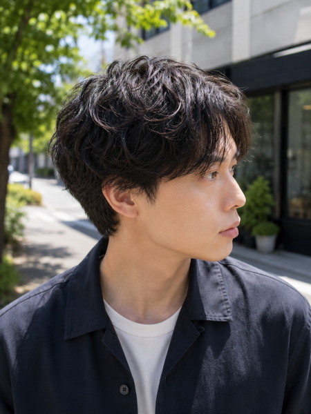 大人な色気◎ニュアンスウェーブパーマ