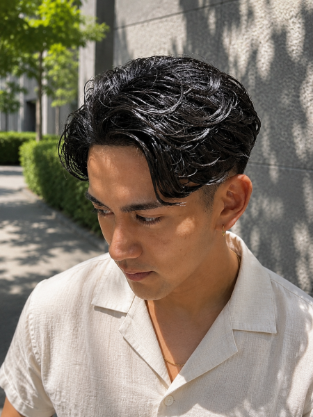 清潔感と色気を纏う。大人ニュアンスパーマ