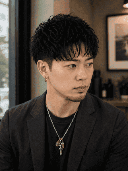 【大人男子の品格】質感パーマ×フェードカット