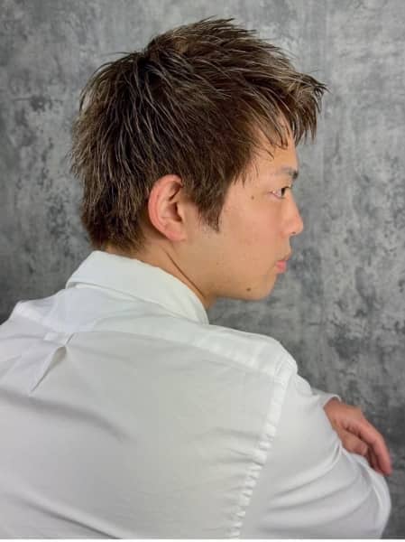 ラフアップバングショート