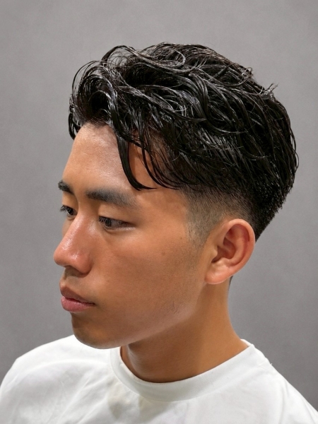 大人の色気を演出するフェードスタイル