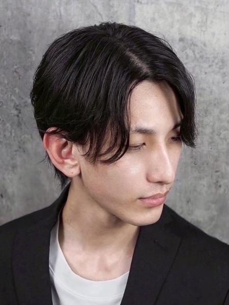 自然な仕上がりの白髪染めで好印象に