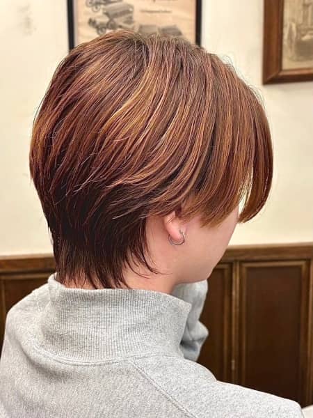 名前のままハンサムそんな髪型