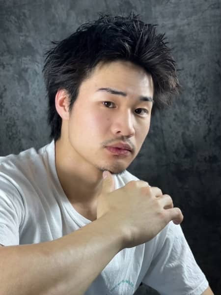 冬服に似合う大人の波巻きパーマ