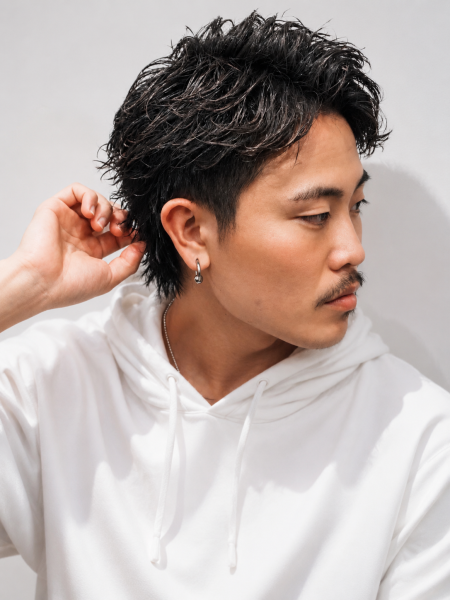 無造作ツイスパで朝セット楽に