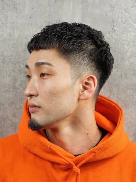 フェード×パーマで大人の色気