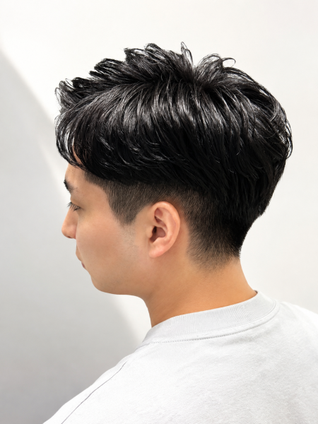【銀座】ツヤ感で決める大人のメンズショート