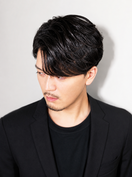 【銀座】毛流れニュアンスパーマで朝を楽に