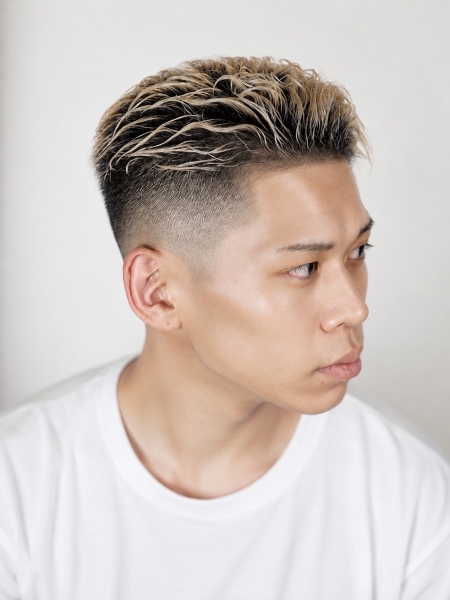 ハイトーン×フェードで立体感アップ