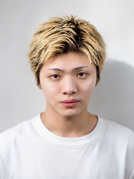外国人風ブロンドカラー