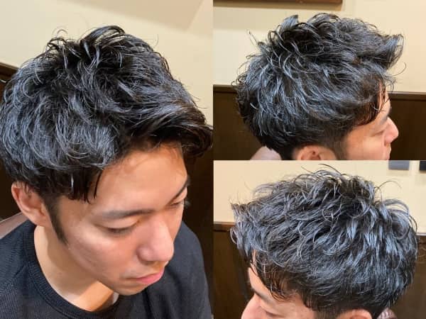 朝のセットを時短に！大人の形状記憶パーマ！