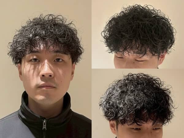 波巻きパーマで春の印象アップ！