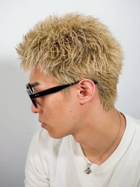 ハイトーンスパイキーショート