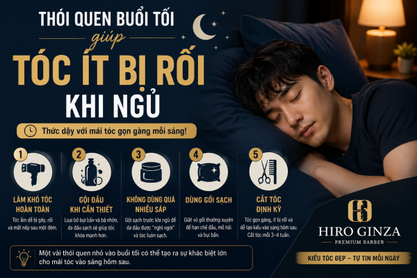 Thói Quen Buổi Tối Giúp Tóc Ít Bị Rối Khi Ngủ