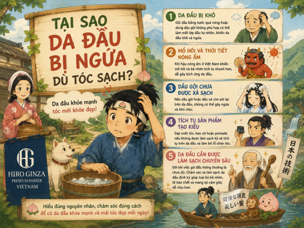 Tại sao da đầu bị ngứa dù tóc sạch?