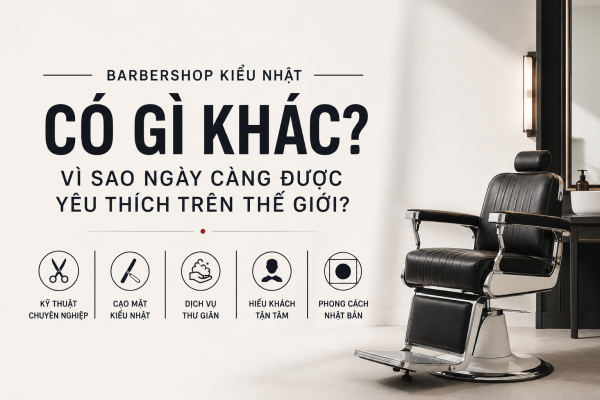Barbershop Kiểu Nhật Có Gì Khác? Vì Sao Ngày Càng Được Yêu Thích Trên Thế Giới?