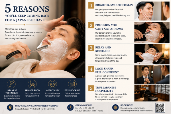 5 Reasons You’ll Keep Coming Back for a Japanese Shave