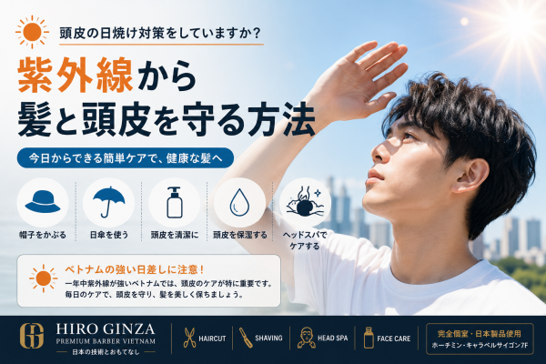 頭皮の日焼け対策をしていますか？紫外線から髪を守る方法