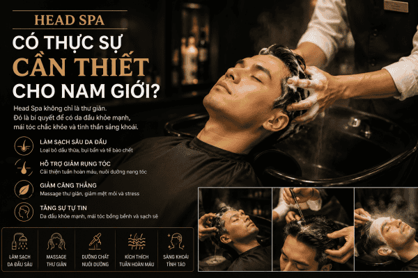 Head Spa Có Thực Sự Cần Thiết Cho Nam Giới?