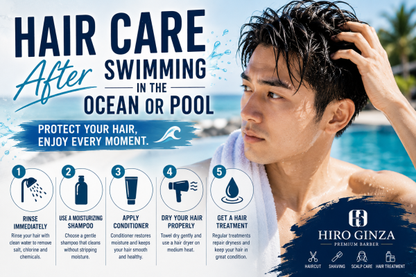 Hair Care After Swimming in the Ocean or Pool