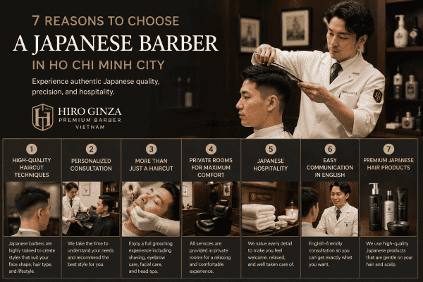 7 Reasons to Choose a Japanese Barber in Ho Chi Minh City