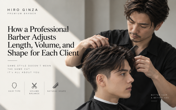 How a Professional Barber Adjusts Length, Volume, and Shape for Each Client