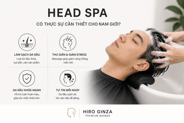 Head Spa có thực sự cần thiết cho nam giới?