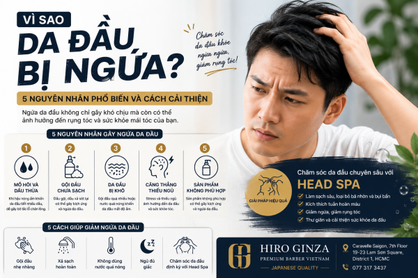 Vì sao da đầu bị ngứa? 5 nguyên nhân phổ biến và cách cải thiện