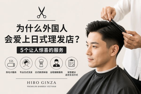 为什么外国人会爱上日式理发店？5个让人惊喜的服务
