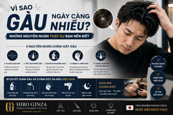 Vì sao gàu ngày càng nhiều? Những nguyên nhân thật sự bạn nên biết